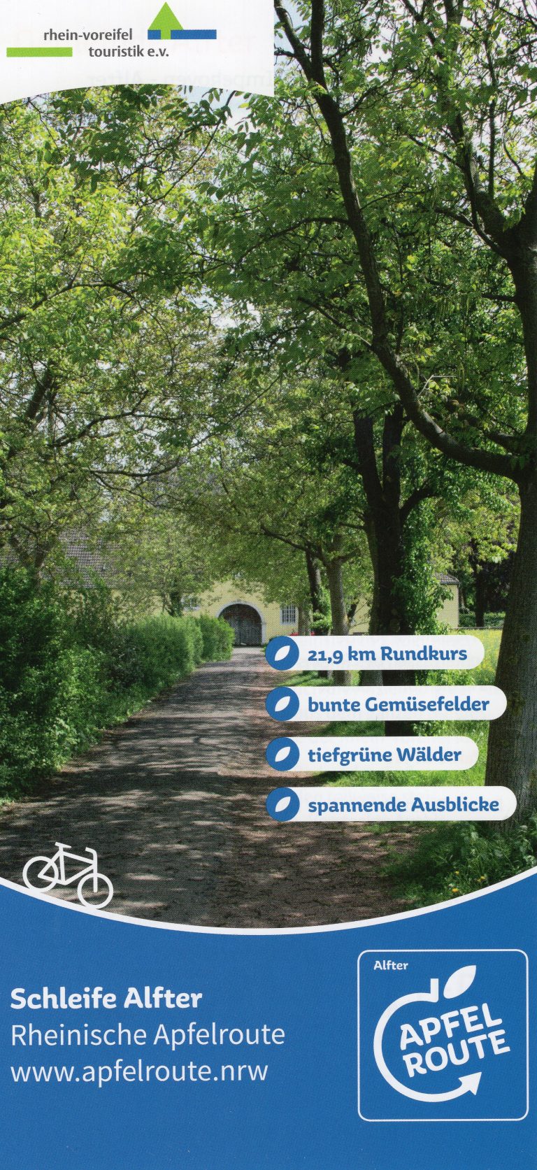 Apfelrouten-Karten - Die rheinische Apfelroute