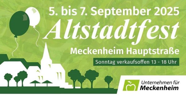 Altstadtfest Meckenheim 05. - 07.09.25